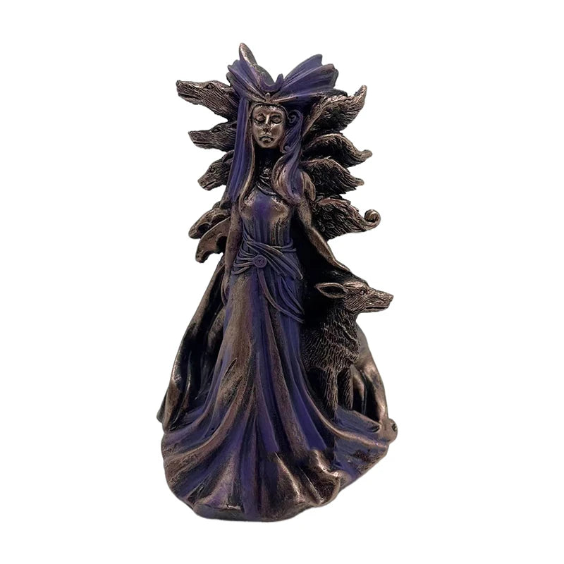 Hecate Crowned - Greek Goddess (Resin Statue)