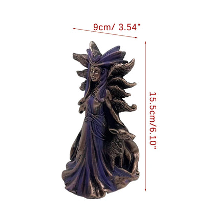 Hecate Crowned - Greek Goddess (Resin Statue)