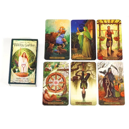 Witch's Garden Tarot Deck - High Quality Divination Tarot Card Deck