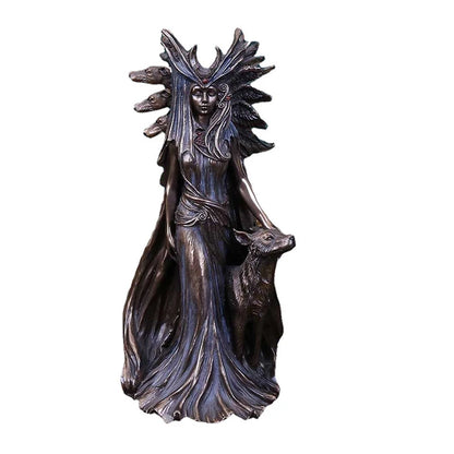 Hecate Crowned - Greek Goddess (Resin Statue)