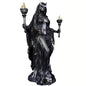 Hecate & Hounds Statue - Witch of The Night (Home Decor, Witch, Hounds of Magic, Resin Sculpture Decor)
