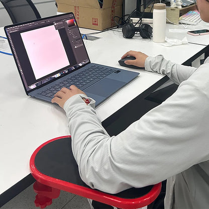 Computer Arm Rest For Desk Adjustable Ergonomic Wrist Rest Support For Keyboard Armrest Extender Rotating Mouse Pad Holder
